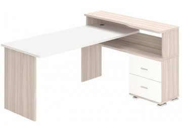 Компьютерный стол СР-620/160 карамель / белый / белый