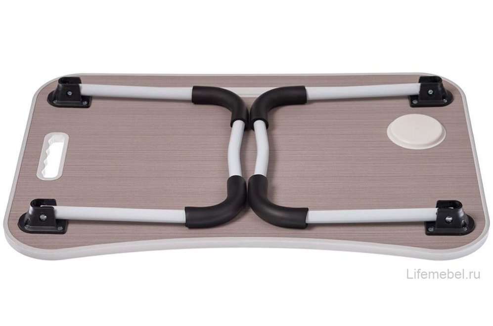 Компьютерный столик Лайт светлое дерево / белый