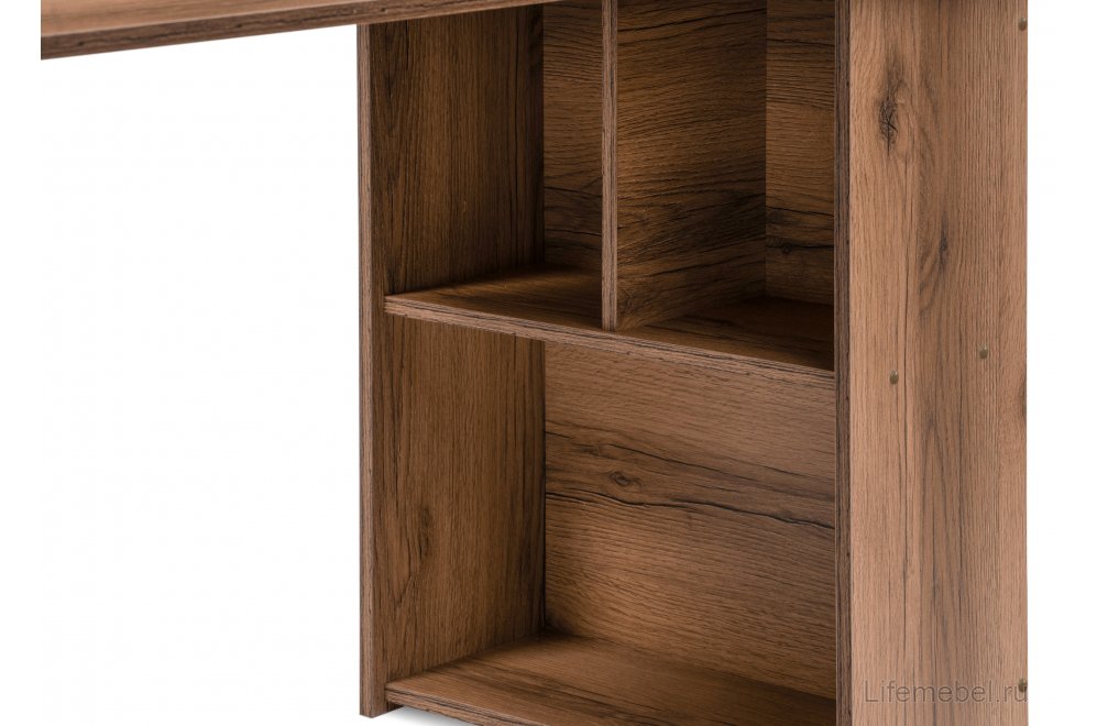 Письменный стол Битти Лофт 116х60х75 дуб делано темный / черный матовый