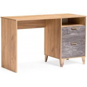 дуб крафт золотой / камень темный