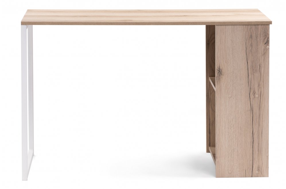 Письменный стол Фред Лофт дуб делано светлый / белый матовый