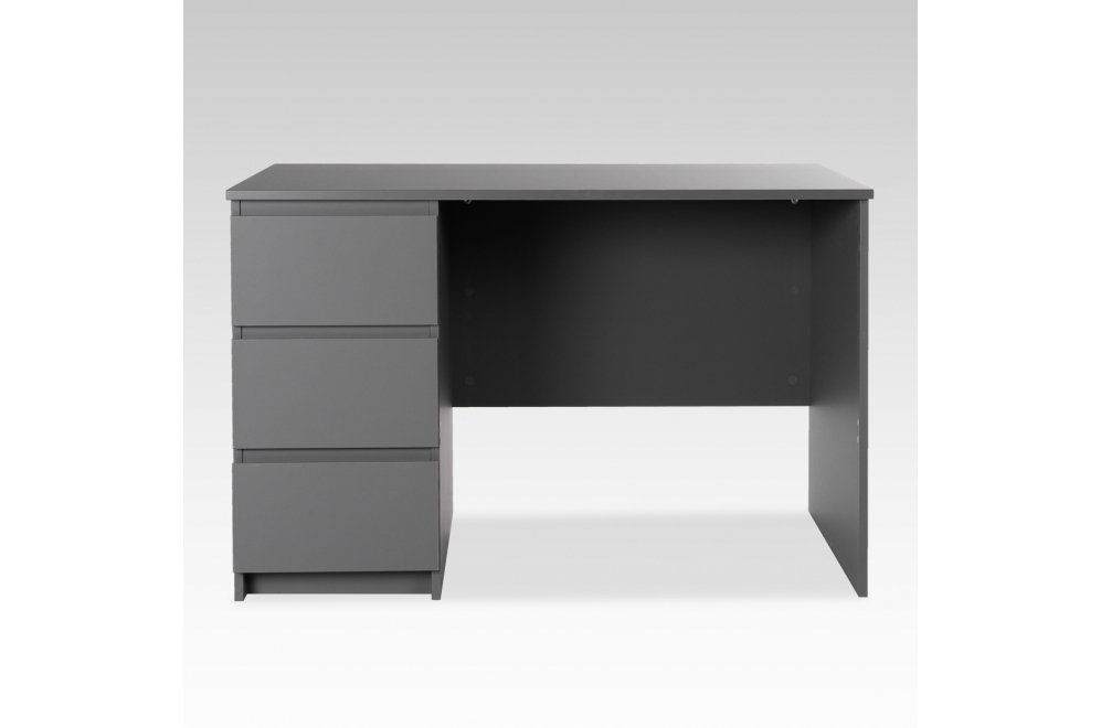 Письменный стол Кастор 151х65 3 ящика серый