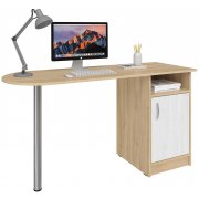 дуб сонома / белый