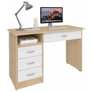 дуб сонома / белый