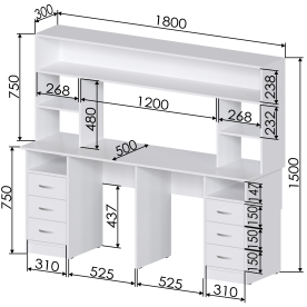 Письменный стол Хит-53