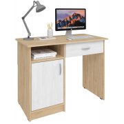 дуб сонома / белый