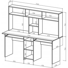 Письменный стол Лайт-10К