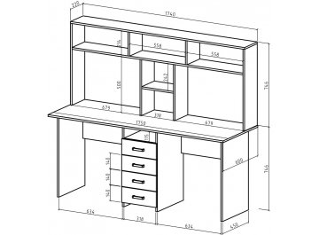 Письменный стол Лайт-11