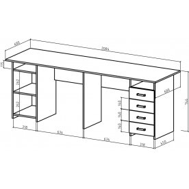 Письменный стол Лайт-13