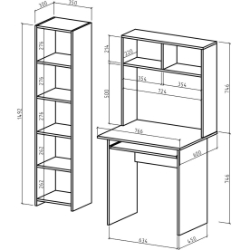 Письменный стол Лайт-1