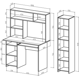 Письменный стол Лайт-2