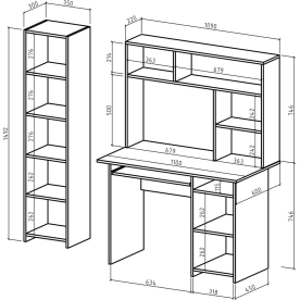 Письменный стол Лайт-3