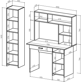 Письменный стол Лайт-3Я