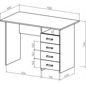 Письменный стол Лайт-5