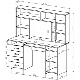 Письменный стол Лайт-8К