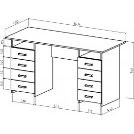 Письменный стол Лайт-9