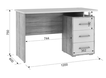 Письменный стол Лайт К3