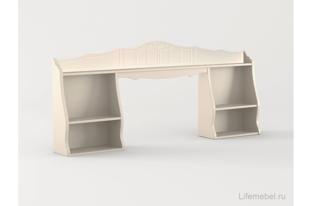 Письменный стол Малонн Ави белый двухтумбовый