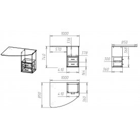 Письменный стол Мебелайн-49