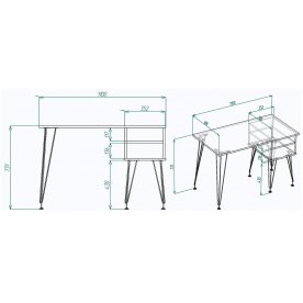 Письменный стол МегаKraft 12