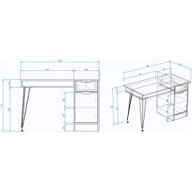 Письменный стол МегаKraft 16