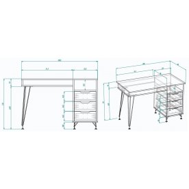 Письменный стол МегаKraft 18