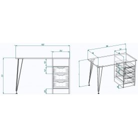 Письменный стол МегаKraft 2