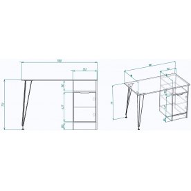 Письменный стол МегаKraft 3
