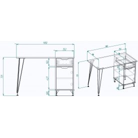 Письменный стол МегаKraft 8