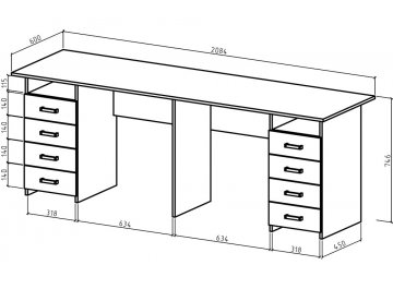 Письменный стол Найт-15