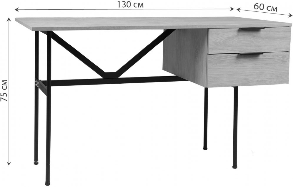 Письменный стол Newton шерман коньяк