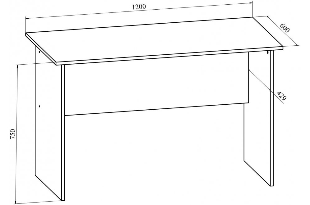 Письменный стол ОФ-112К венге