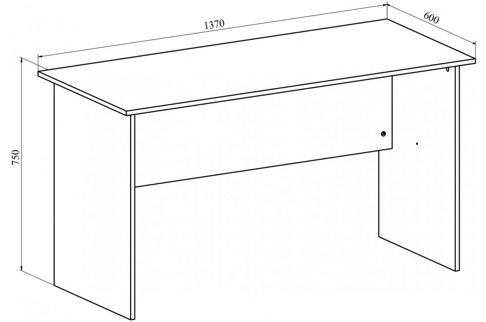 Письменный стол ОФ-113K венге