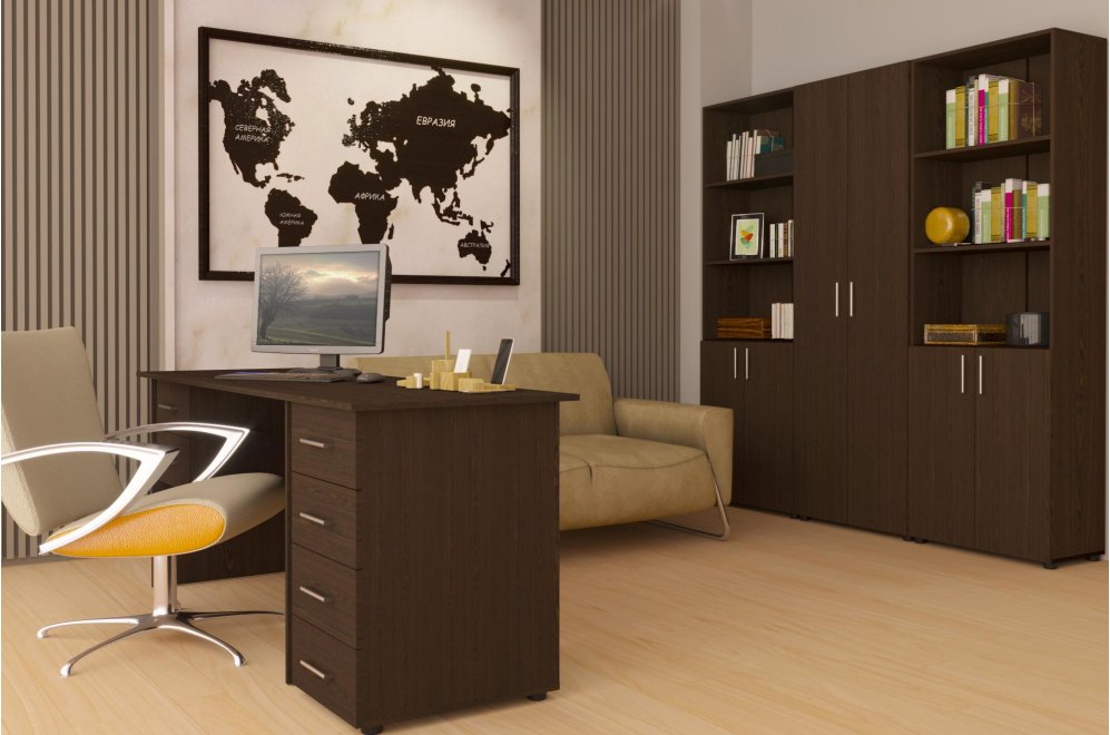 Письменный стол ОФ-113K венге