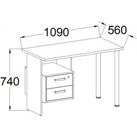 Письменный стол ПС 02.01.7