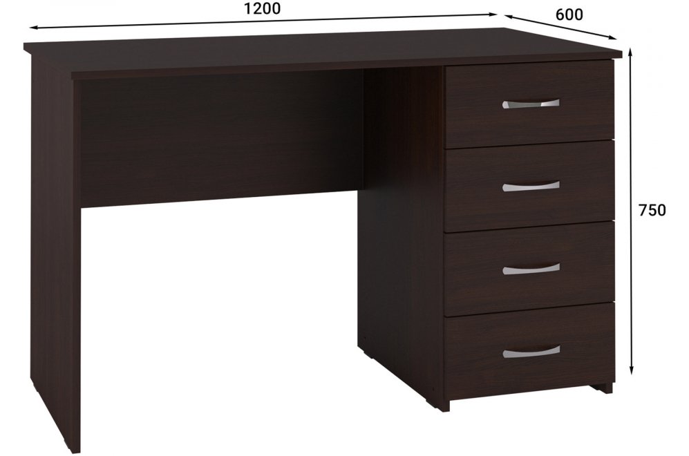 Письменный стол С-111К венге