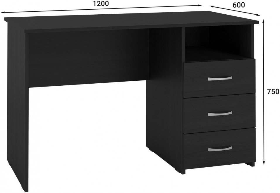 Письменный стол С-112K венге