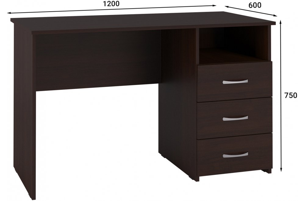 Письменный стол С-112K венге