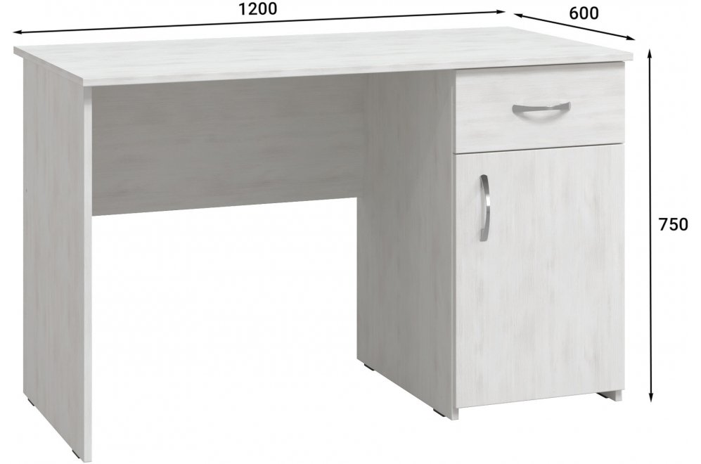 Письменный стол С-113K cеверное дерево светлое