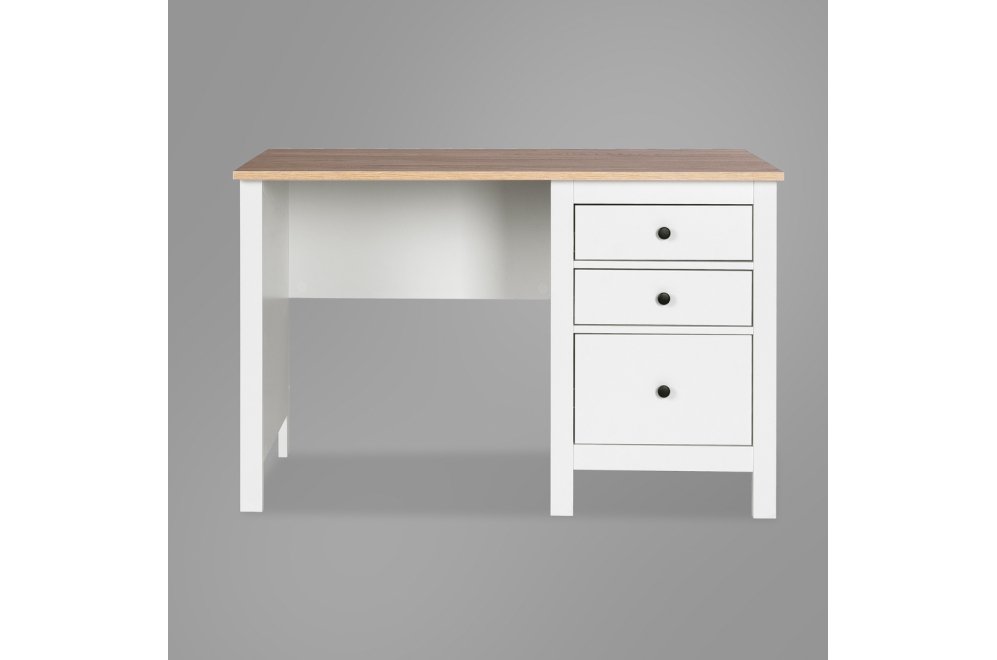 Письменный стол Сага белый / ясень
