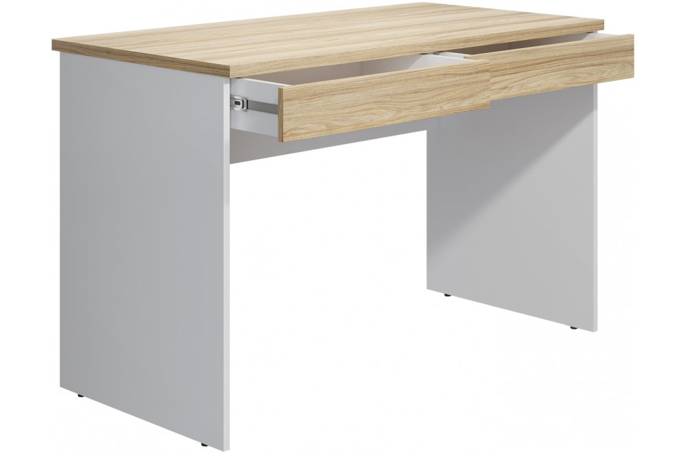 Письменный стол Скайлайт СЛ-20К блэквуд ячменный / белый / меренга