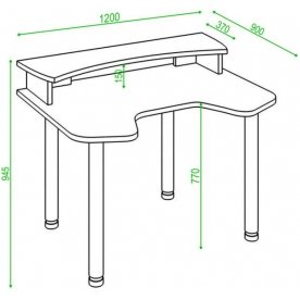 Письменный стол СКЛ-Игр120МО