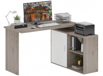 Письменный стол СКЛ-ПРЯМ130+ТБЛ-2