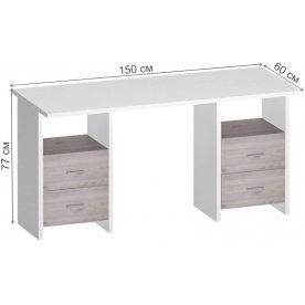 Письменный стол СКЛ-Прям150