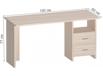 Письменный стол СКЛ-Прям150