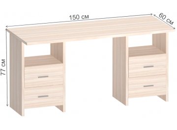 Письменный стол СКЛ-Прям150
