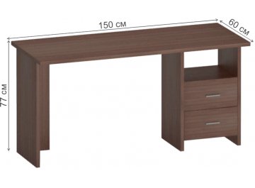 Письменный стол СКЛ-Прям150