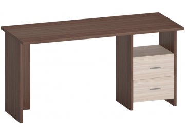 Письменный стол СКЛ-Прям150 шамони-ч / карамель