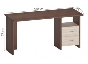 Письменный стол СКЛ-Прям150