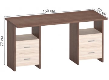 Письменный стол СКЛ-Прям150